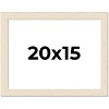 PosterPalooza | 20x15 Wide Barnwood Picture Frame, UV Acrylic, 6 Finishes - Grey, Brown, White, and Black - 2 of 4