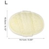 Unique Bargains Shower Loofah Sponge Glove Beige 1 Pc - 4 of 4
