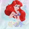 Disney The Little Mermaid Girls UPF 50+ One Piece Long Sleeve Rash Guard Bathing Suit for Toddler and Big Kids - 4 - 4 of 4