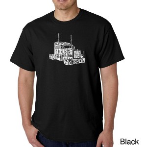 LA Pop Art Men's Word Art T-shirt - KEEP ON TRUCKIN' - 1 of 4