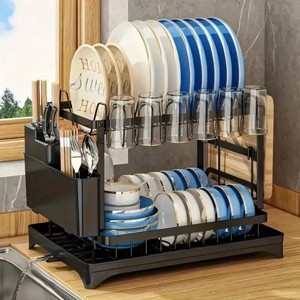 Racxily Dish Drying Rack for Kitchen Counter - Large Dish Rack with Drainboard - 1 of 4