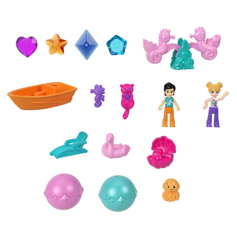 Polly Pocket Sparkle Cove Adventure Island Treasure Chest Playset, 6 of 8