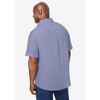 KingSize Men's Big & Tall Tall Wrinkle Free Short-Sleeve Oxford Dress Shirt - 2 of 4
