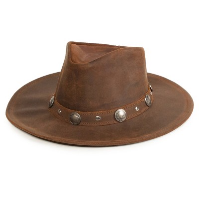 Minnetonka Leather Buffalo Nickel Western Hat