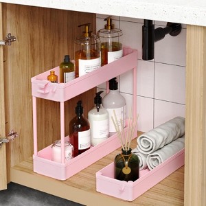 Belffin 3 Tier Bathroom Storage Organizer Laundry Room Utility Cart Mobile Shelving Unit, Multi-Purpose - 1 of 4
