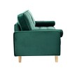 3 Person Seater Couch Sofa, Comfy Couches for Small Spaces, Mid Century Modern Gray Couch for Living Room Apartment Bedroom - 4 of 4