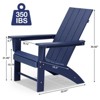 GARPROVM Cozy HDPE Adirondack Chair Weather-Resistant Outdoor Patio Chair - 2 of 4