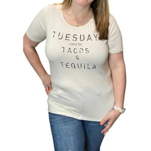 Women's Tacos & Tequila Top - POL - 1 of 3