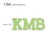 Unique Bargains DIY Clothes Repair Decorative Glitter Alphabet Rhinestone English Letter Iron-on Patches 1 Set - 2 of 4