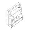 Bly Wide Kids' Bookshelf White - Pillowfort™ - 4 of 4