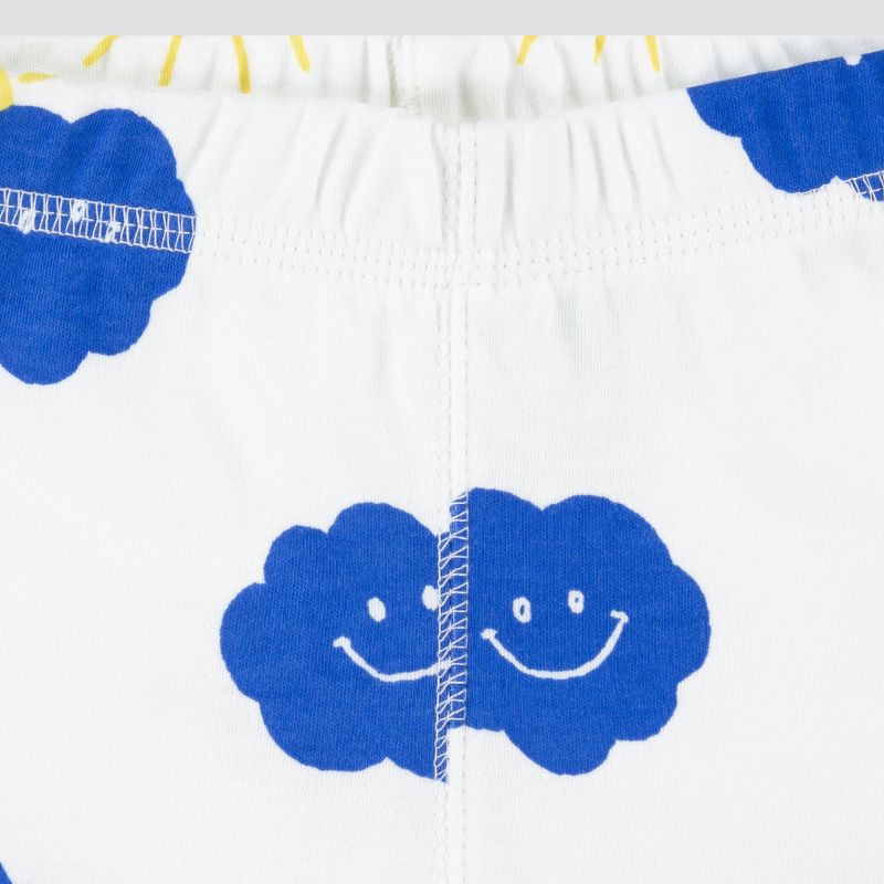 Huggies Baby Boys' 2pk Cloud Organic Pants - Blue/White/Yellow, 5 of 23
