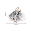 Unique Bargains Decorative Wedding Prom Party Artificial Rose Wrist Corsages 2.76" - 2 of 3