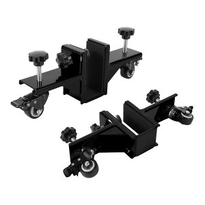 Door Dolly Heavy Duty - 2 Pack 750 LB Capacity Door Installation Kit, Fit 0-1-7/8 in Panels with Lockable Wheels for Construction/Remodeling - 1 of 4