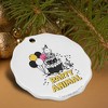 Diary of a Wimpy Kid Party Animal Porcelain Scalloped Holiday Christmas Tree Ornament  2.8" (7.1 cm) - 4 of 4