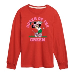 Boys' - Disney - Queen Of The Green Golf Long Sleeve Graphic T-Shirt - 1 of 4