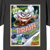 Captain Underpants Prof. Poopypants Poster Art Crew Neck Short Sleeve Charcoal Men's T-shirt - image 2 of 3