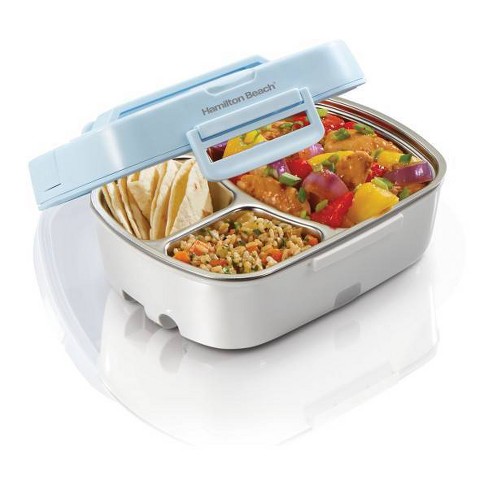 Hamilton Beach Portable Lunch Warmer 33105 Slow Cooker Food Warmer 28oz Capacity Blue Hand Wash Indicator Light Target