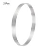 Unique Bargains Heat-Resistant Perforated Stainless Steel Cake Rings for Baking - 3 of 4