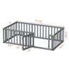 Floor Bed for Children Bedroom, Boys Girls, Kids Playroom - 2 of 4