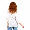 Women's Viscose Embroidered V-neck Pull-over Tunic Top - PAPARAZZI - 3 of 3