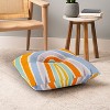 Lane and Lucia Mod Rainbow Square Floor Pillow - Deny Desings - 4 of 4
