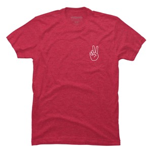 Men's Design By Humans peace By desiredesign T-Shirt - 1 of 4