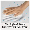 Fellowes PlushTouch Keyboard Wrist Rest Foam Black 18 1/8 x 3-3/16 9252101 - 2 of 4