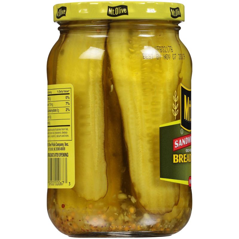 Mt. Olive Sandwich Stuffers Old-Fashioned Sweet Bread and Butter Pickle Slices - 16oz, 4 of 5