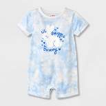 Baby Bunny Short Sleeve Romper - Cat & Jack™ White 