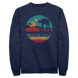 Mens Star Wars AT-AT Retro Circle Sweatshirt - 1 of 4