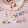 36 Pairs Funky Drop Earrings Set, Cute Aesthetic Dangle Earrings for Teen Girls Gift - 2 of 4