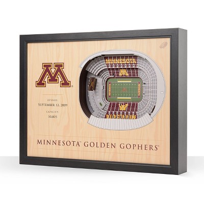 Minnesota Golden Gophers - TCF Bank Stadium 3D Stadium Replica