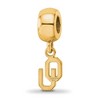 Black Bow Jewelry 14k Yellow Gold Plated Sterling Silver Oklahoma Sooners NCAA Bead Charm - 4 of 4