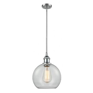 Athens - 1 Light Stem Hung Mini Pendant In Industrial Style-10 Inches Tall and 8 Inches Wide - 1 of 1