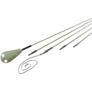 Labor Saving Devices 30-Ft. Creep-Zit™ FiberFuse™ Luminous Wire-Running Rod Kit, 81-230 in Green - 1 of 3