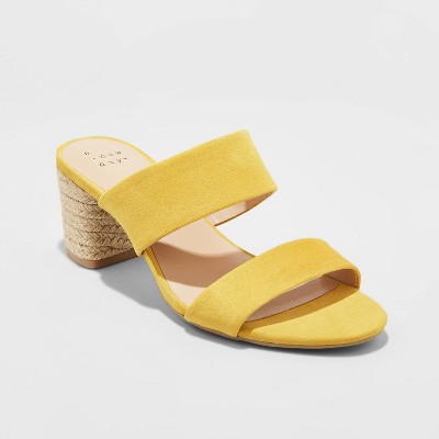 Patricia Espadrille Block Heeled Pumps 