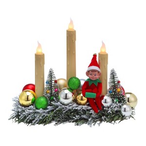 Mr. Christmas LED Nostalgic Flickering LED Candolier Decoration- 10" - Elf - 1 of 2