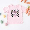 The Juniper Shop Checkered Groovy Bunny Toddler Short Sleeve Tee - 2 of 2