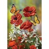 Briarwood Lane House Flag 40x28 For Outdoor Hello Spring Butterflies For Spring House Flag - 3 of 4