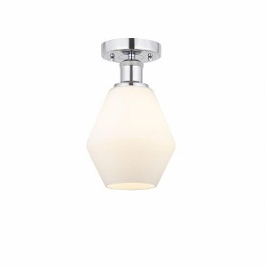 Cindyrella - 1 Light Semi-Flush Mount In Nautiical Style-10.25 Inches Tall and 6 Inches Wide - 1 of 1