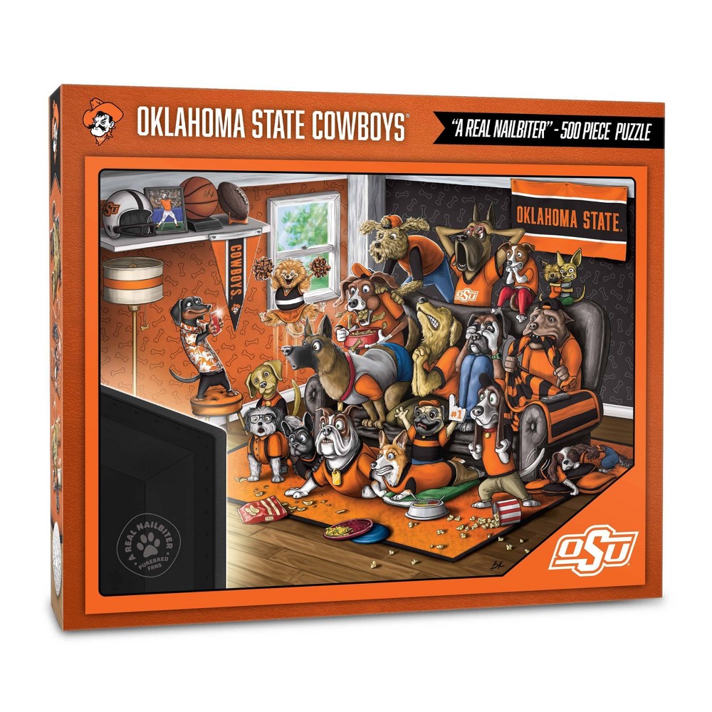 Photos - Jigsaw Puzzle / Mosaic NCAA Oklahoma State Cowboys Purebred Fans 'A Real Nailbiter' Puzzle - 500p