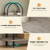 5-Tier Bookshelf, 71 Inch Tall Arched Bookcase, Metal Frame, Freestanding Display Rack, for Bedroom, Living Room - 3 of 4