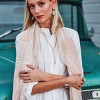 Sanctuary Project by sanctuaire Diamond Shaped Semi Precious White Howlite Drop Earrings Gold - 4 of 4