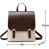 BEAFUP Mini Leather Backpack for Women,Stylish & Convertible Small Backpack Purse with Adjustable Strap,Durable Travel Daypack - 3 of 4