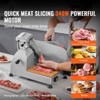 VEVOR Meat Slicer, 340W Electric Deli Food Slicer with 10" SUS420 Stainless Steel Blade and Built-in Sharpening Stone, 0-0.6 inch Adjustable Thickness - 3 of 4
