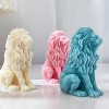 JDICTION 3D Lion Animal Resin Mold - Silicone Casting Mold for Candle Making & Wave Spiral Home Decor - 4 of 4