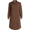 Lands' End Women's Pinwale Cord Button Front Dress - 2 of 3