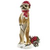 Design Toscano Merry Meerkat Holiday Greeter Statue - 3 of 4