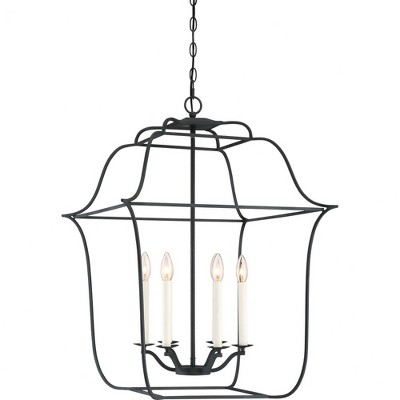 Quoizel Lighting Gallery 6 - Light Chandelier in  Royal Ebony