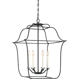 Quoizel Lighting Gallery 6 - Light Chandelier in  Royal Ebony - 1 of 4
